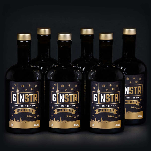 SECHS FLASCHEN GINSTR – Winter Gin (6 x 0,5l)